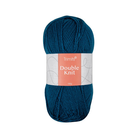 Trimits Double Knitting Teal Blue Value Acrylic Yarn - 280m Soft Mid - Weight Yarn for Knitting & Crochet (6 - Pack) - Home - Crafts