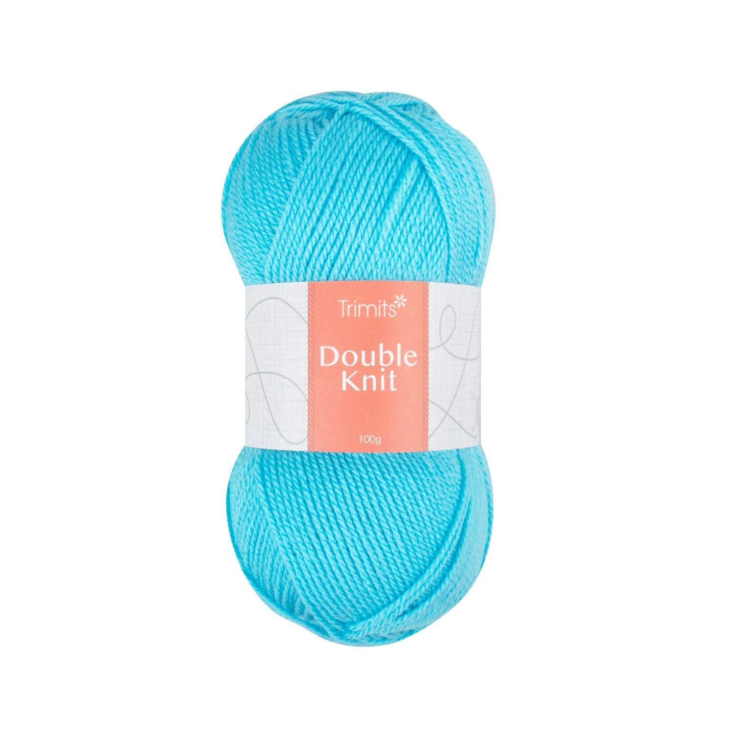 Trimits Double Knitting Turqouise Blue Value Acrylic Yarn - 280m Soft Mid - Weight Yarn for Knitting & Crochet (6 - Pack) - Home - Crafts
