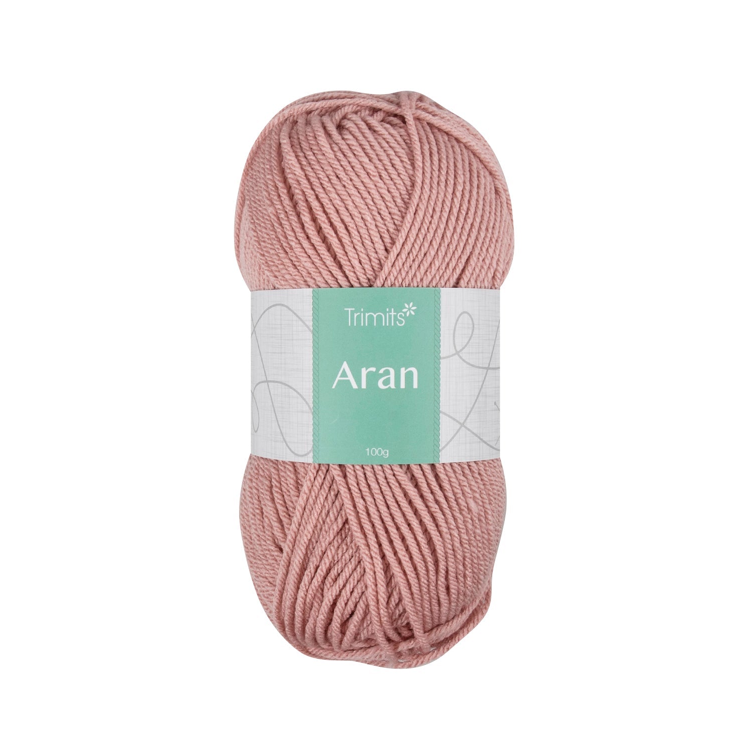 Trimits Dusty Rose Classic Aran Weight Acrylic Yarn - 165m Soft Knitting & Crochet Yarn (6 - Pack) - Home - Crafts