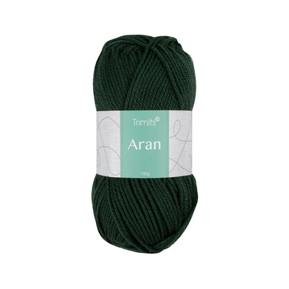 Trimits Forest Classic Aran Weight Acrylic Yarn - 165m Soft Knitting & Crochet Yarn (6 - Pack) - Home - Crafts