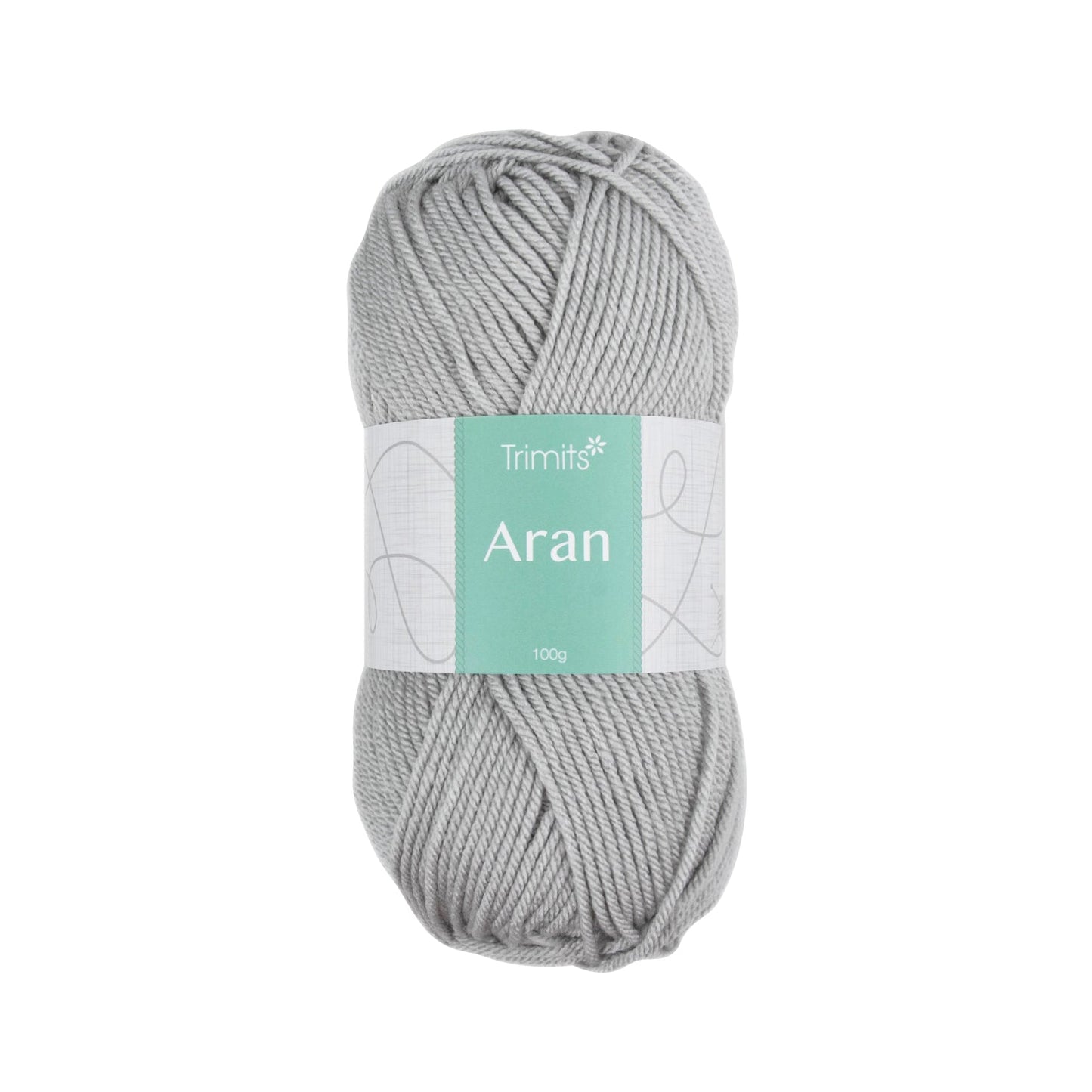 Trimits Grey Classic Aran Weight Acrylic Yarn - 165m Soft Knitting & Crochet Yarn (6 - Pack) - Home - Crafts