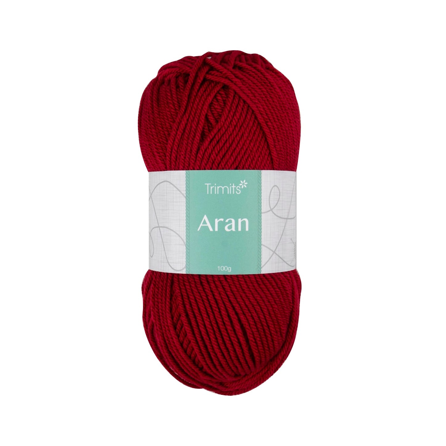 Trimits Scarlet Classic Aran Weight Acrylic Yarn - 165m Soft Knitting & Crochet Yarn (6 - Pack) - Home - Crafts