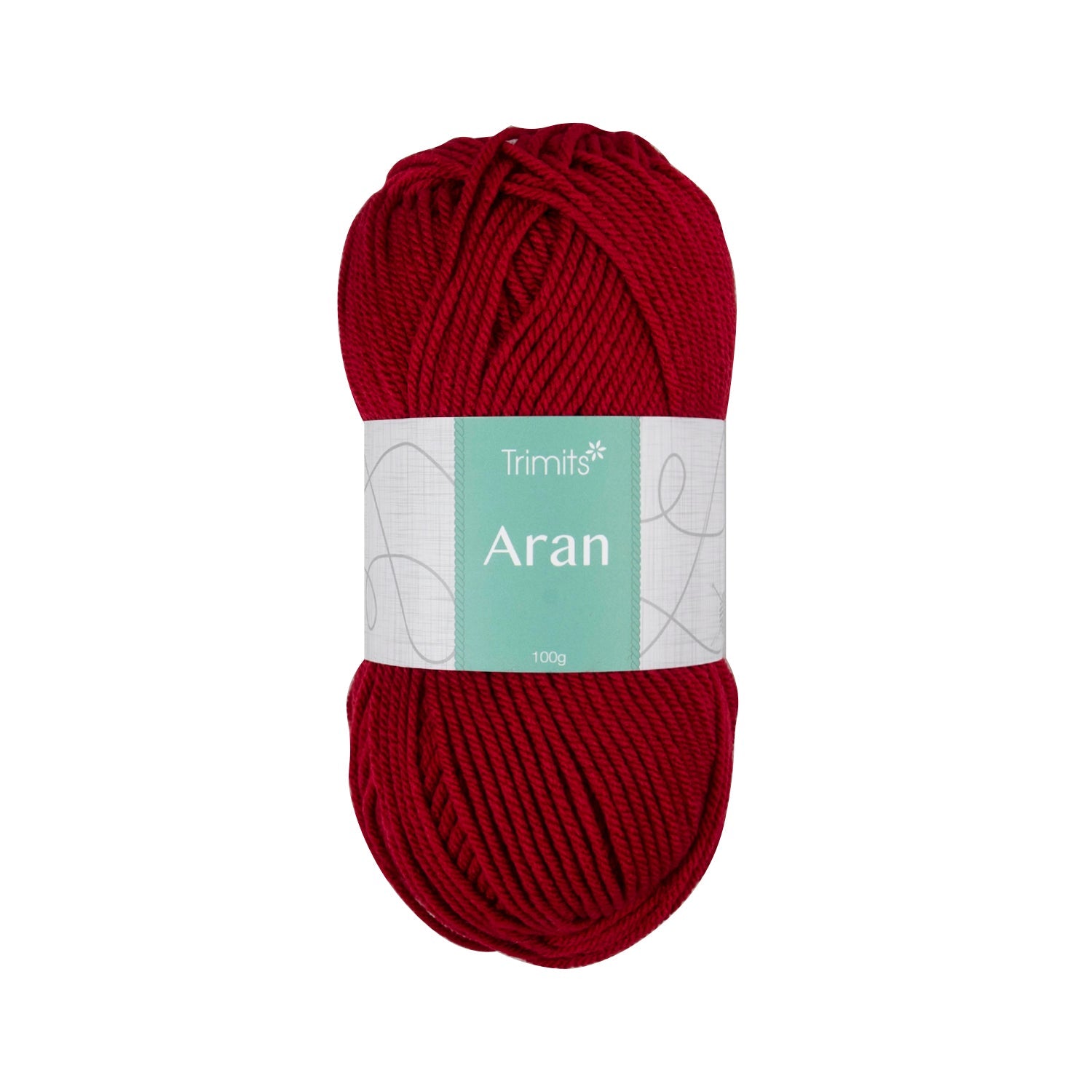 Trimits Scarlet Classic Aran Weight Acrylic Yarn - 165m Soft Knitting & Crochet Yarn (6 - Pack) - Home - Crafts
