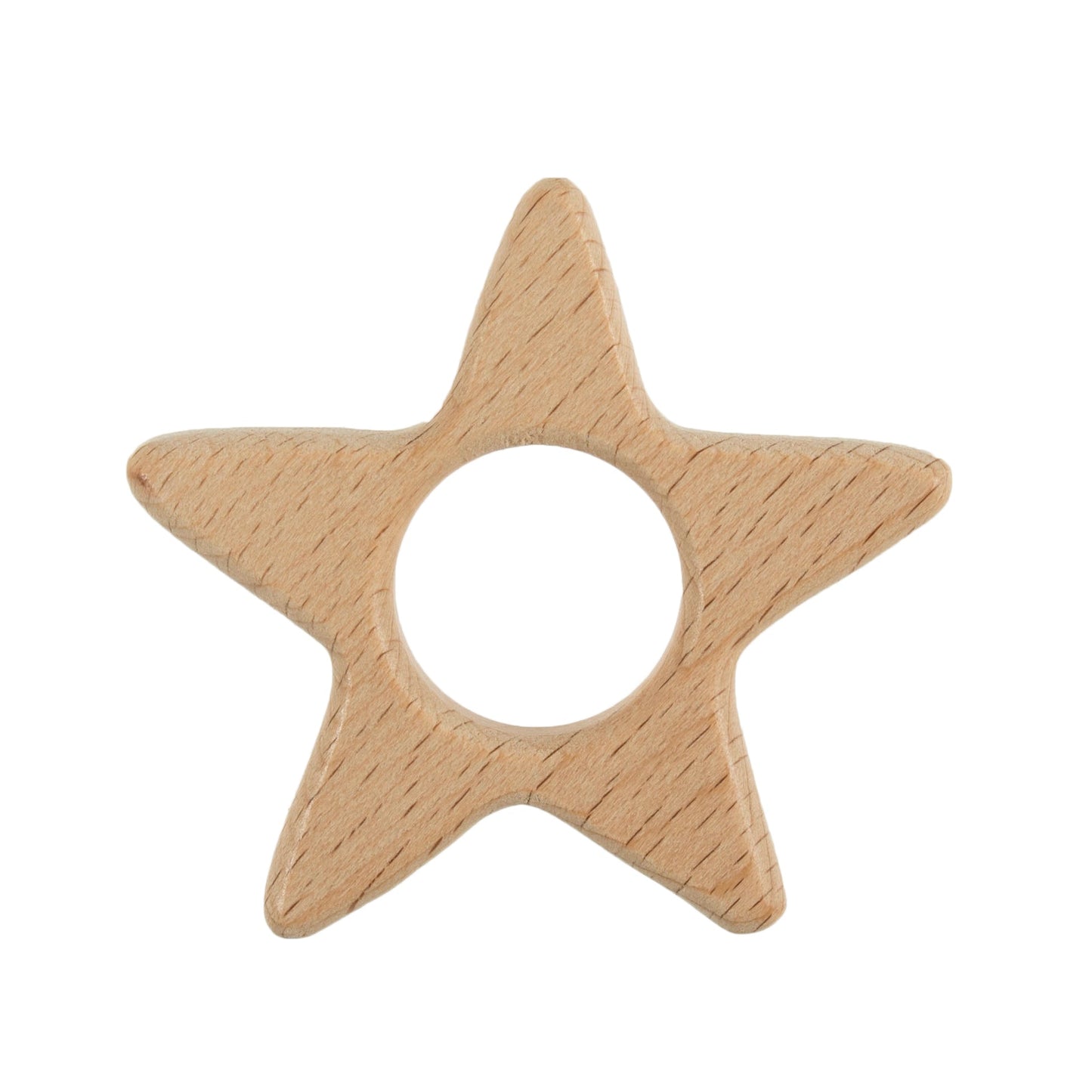 Trimits Wooden Craft Ring Star Crocheting Macramé Hoop Decor Crafts
