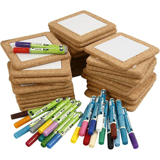 Trivet Painting Porcelain Markers Porcelain Tiles Assorted Colours Frames