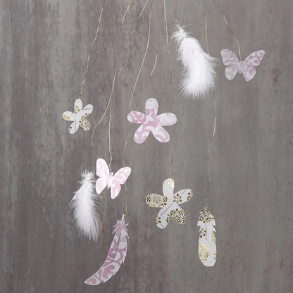 Turkey Feathers Craft Wedding Decoration 15 Pcs 5-12cm Embellishment White