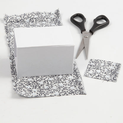 Papier-Mache Boxes with Fabric Decoupage