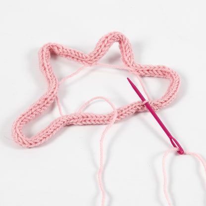 Hair Bands with Knitted Tube Flowers