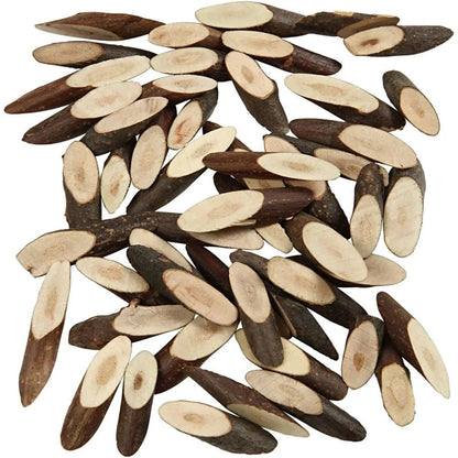 Wood Mix 30mm 6mm 230g Christmas Crafts Holiday Decorations