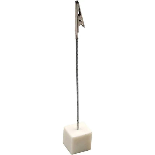 1 x Memo Photo Clip Holder Cube Base 15cm Wedding Table Setting Place Decoration