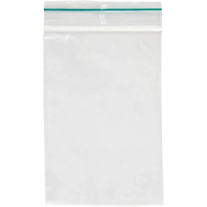100 x Transparent Resealable Zip Lock Plastic Bags Packaging Stroring 8cm x 12cm