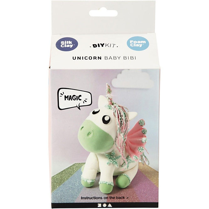 Silk Clay Green Funny Friends Set For Unicorn Making Moulding Modelling Crafts - Hobby & Crafts