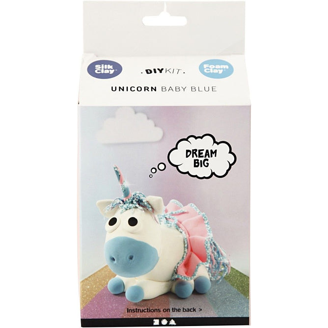 Silk Clay Blue Funny Friends DIY Set For Unicorn Making Moulding Modelling craft - Hobby & Crafts