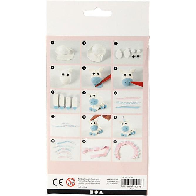Silk Clay Blue Funny Friends DIY Set For Unicorn Making Moulding Modelling craft - Hobby & Crafts