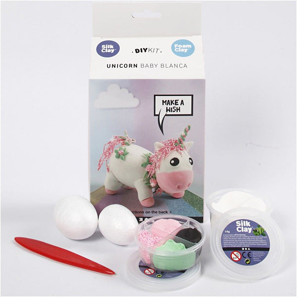 Silk Clay Rose Funny Friends DIY Set For Unicorn Making Moulding Modelling Crafts - Hobby & Crafts