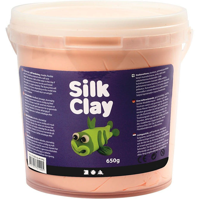 Skin Colour Pliable Lightweight Modelling Compound With Plastic Bucket 650 g - Hobby & Crafts