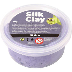 Purple Colour Pliable Lightweight Modelling Compound With Plastic Tub 40 g - Hobby & Crafts