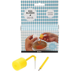 Plastic Egg Blowing Set Easy To Empty Eggs For Easter Decoration Paint Craft - Hobby & Crafts