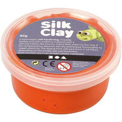 Orange Colour Pliable Lightweight Modelling Compound With Plastic Tub 40 g - Hobby & Crafts