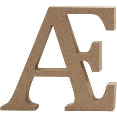 Large Wooden Letter MDF Decoration Craft 13 cm - Hobby & Crafts