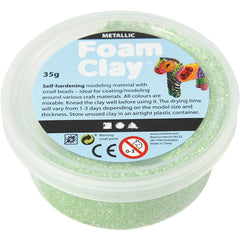 Metallic Green Colour Small Bead Modelling Material With Plastic Tub 35 g - Hobby & Crafts