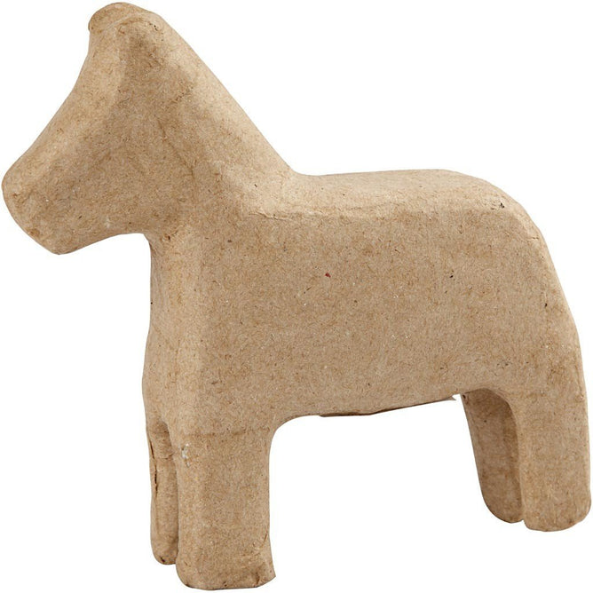 14cm Horse Animal Shaped Craft Paper Mache Make Your Own Decoration - Hobby & Crafts