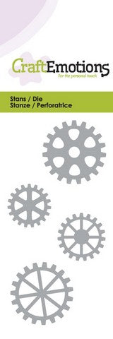 Gears Stencil Die Universal Embossing Cutting Machine Sizzix Card Making - Hobby & Crafts