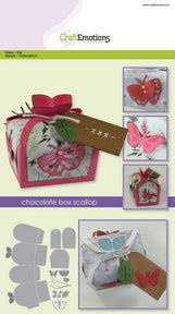 A5 Chocolate Box Butterfly Stencil Die Universal Embossing Cutting Machine Sizzix Card Making - Hobby & Crafts
