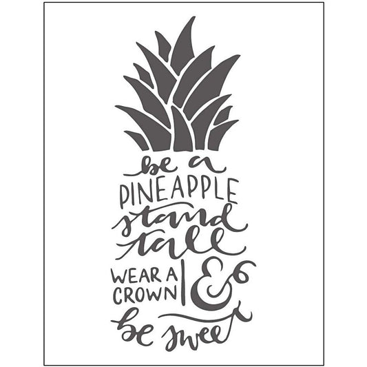 Embossing 2D Pineapple Words Motifs Folder Punching Machine Silicone Plate Crafts - Hobby & Crafts