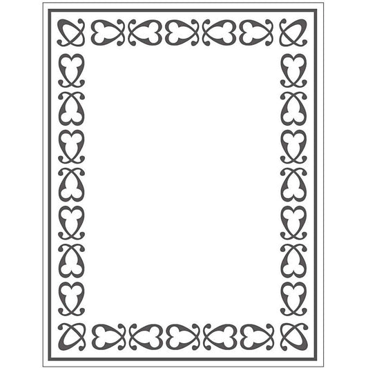 Embossing 2D Frame Motifs Folder Punching Machine Silicone Plate Cards Crafts - Hobby & Crafts