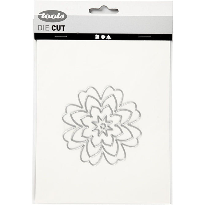 Carving Flowers Motifs Die Cut Punching Machine Silicone Plate Card Crafts 8.1cm - Hobby & Crafts
