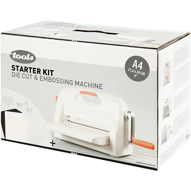 A4 Die Cutting and Embossing Machine Starter Kit - Must Have For All Crafters