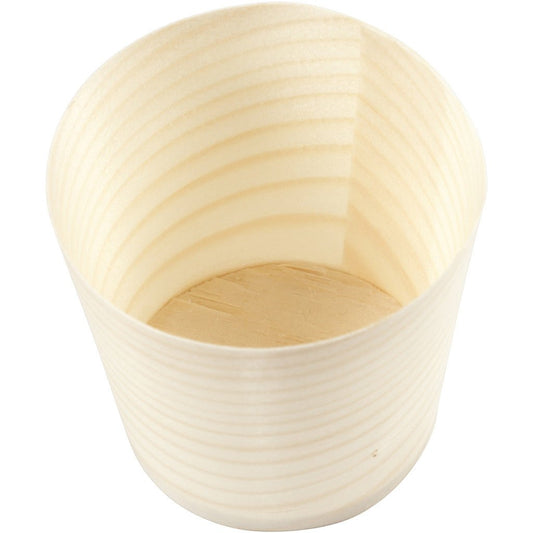 12 x Pine Wood Cups Tableware Decoration Crafts H: 6cm D: 5.5cm - Home - Crafts