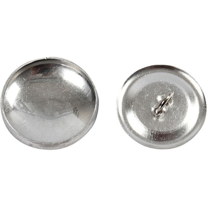 12 x Stianless Steel Round DIY Covered Buttons WIth Tool Set Sewing Crafts 22 mm - Home - Crafts