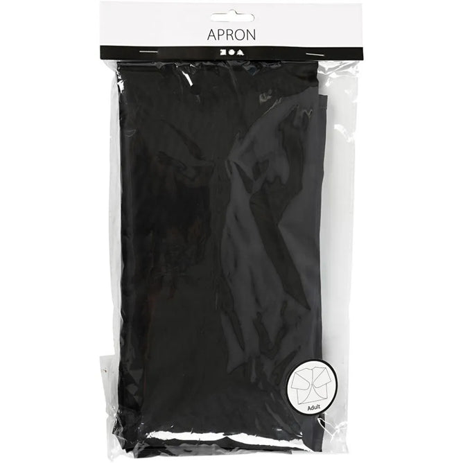 Apron Nylon Black 41cm to 83cm Long Sleeved Painting Crafts Drawing School