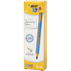 BIC Kids Triangular Pencils Grade HB School L:14cm Stationary Child-Friendly 4mm