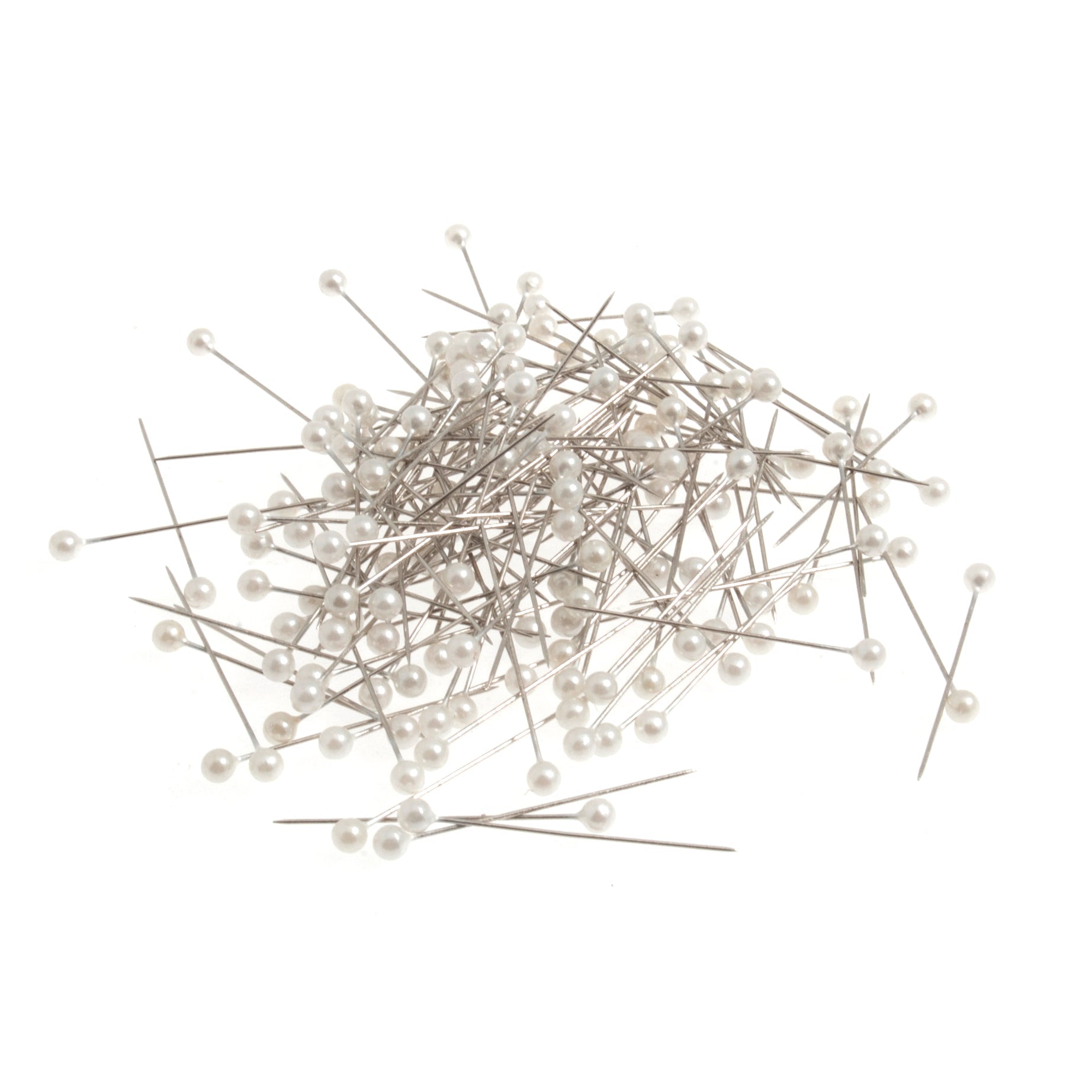 144 x Pins With Pearl Head Floral Bouquets Decor Macramé Crafts - Select Size - Home - Crafts