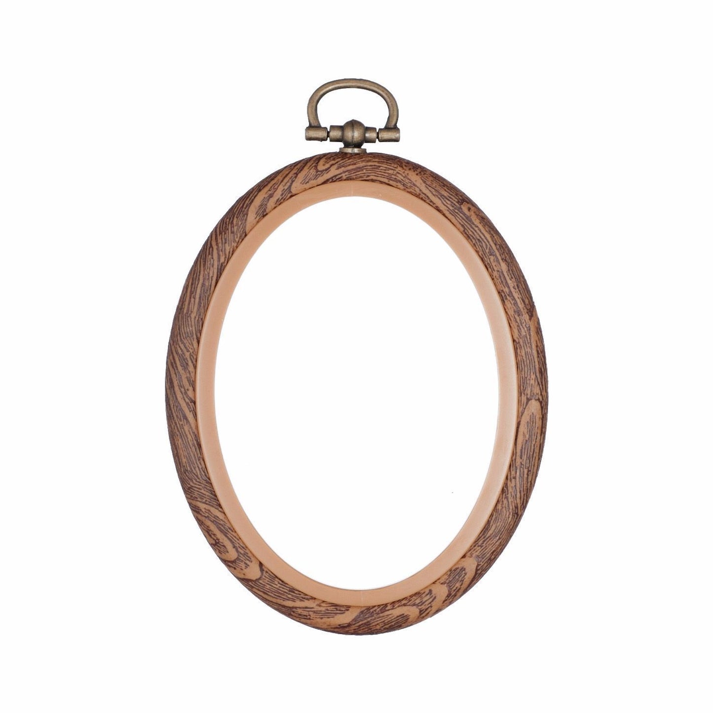 Embroidery Flexi Hoop CrossStitch Sewing Oval Plastic Frame - 2 x 3 inch - Hobby & Crafts