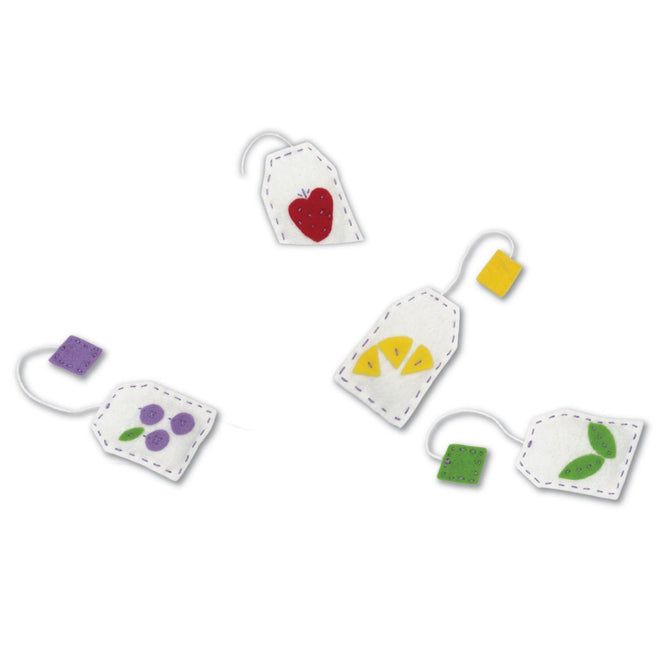 Tea Party Set Felt Appliqu?® Craft Kit Embellishments Needlecraft Kits Canvases - Hobby & Crafts
