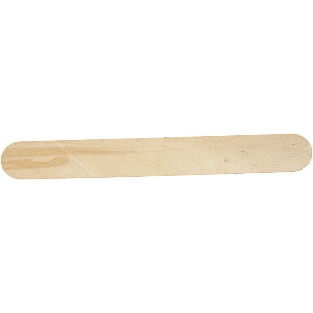 15 x Birch Wood XL Lightweight Sticks For Ice Lolly Decoration Crafts 20 cm - Home - Crafts