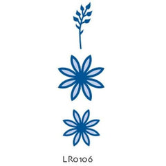 LR0106 - Marianne Creatables Stencil Die Cutting Embossing Sizzix - Flora 2 - Hobby & Crafts