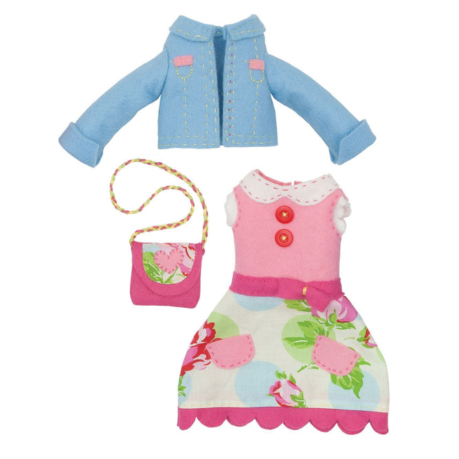 Emma Doll Outfit Felt Appliqu?® Craft Kit Embellishment Needlecraft Kits Canvases - Hobby & Crafts