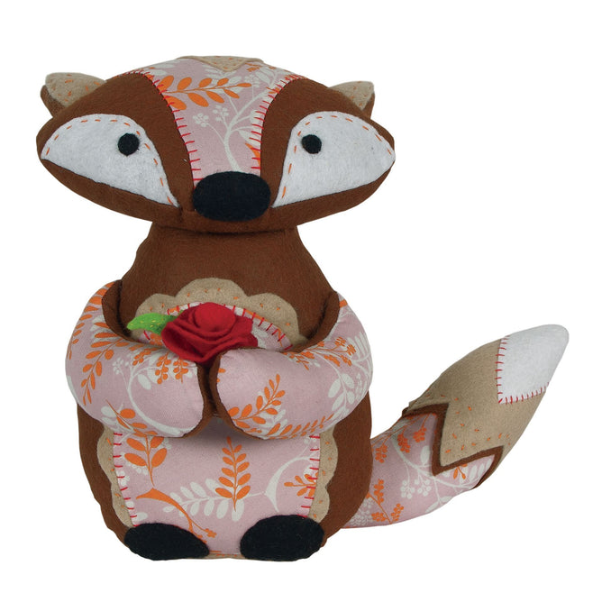Woodland Fox Felt Appliqu?® Craft Kit Embellishments Needlecraft Kits Canvases - Hobby & Crafts