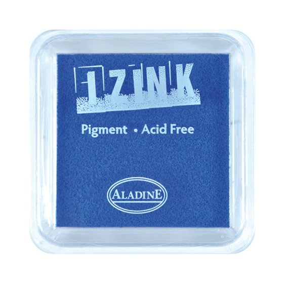 Aladine Assorted Colour Acrylic Pigment Ink Stamp Pad Scrapbooking Wooden Crafts 8x8 cm - Hobby & Crafts