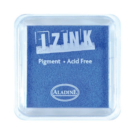 Aladine Assorted Colour Acrylic Pigment Ink Stamp Pad Scrapbooking Wooden Crafts 8x8 cm - Hobby & Crafts