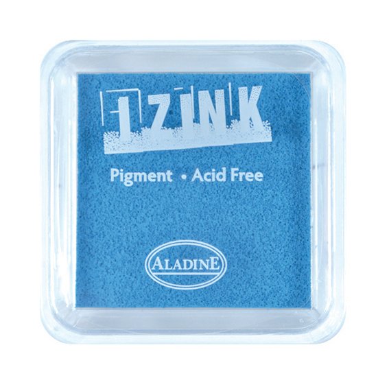 Aladine Assorted Colour Acrylic Pigment Ink Stamp Pad Scrapbooking Wooden Crafts 8x8 cm - Hobby & Crafts