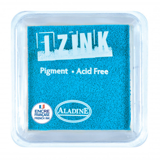 Aladine Assorted Colour Acrylic Pigment Ink Stamp Pad Scrapbooking Wooden Crafts 8x8 cm - Hobby & Crafts