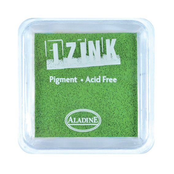 Aladine Assorted Colour Acrylic Pigment Ink Stamp Pad Scrapbooking Wooden Crafts 8x8 cm - Hobby & Crafts
