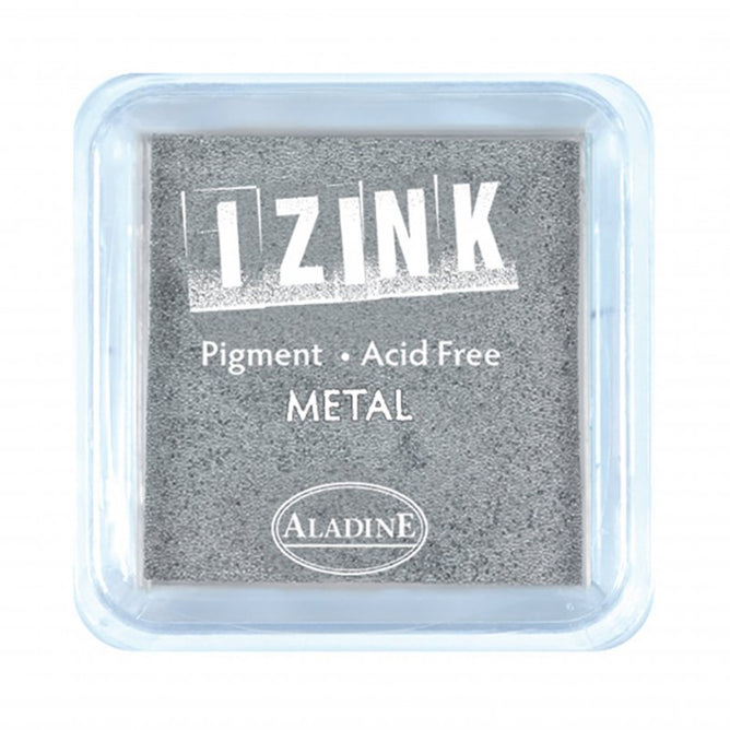 Aladine Assorted Colour Acrylic Pigment Ink Stamp Pad Scrapbooking Wooden Crafts 8x8 cm - Hobby & Crafts