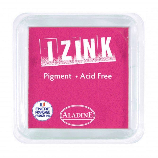 Aladine Assorted Colour Acrylic Pigment Ink Stamp Pad Scrapbooking Wooden Crafts 8x8 cm - Hobby & Crafts